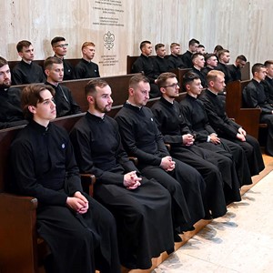 Bogoslovi iz Ukrajine na Svetom Duhu